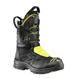 Rangers pompiers Haix FIRE EAGLE 2.0 EXG textile GORE-TEX - Noir / Jaune / 50 EU / 14 UK