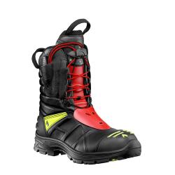 Rangers pompiers Haix FIRE EAGLE Pro anti-coupure classe - Noir / Rouge / Jaune / 50 EU / 14.5 UK