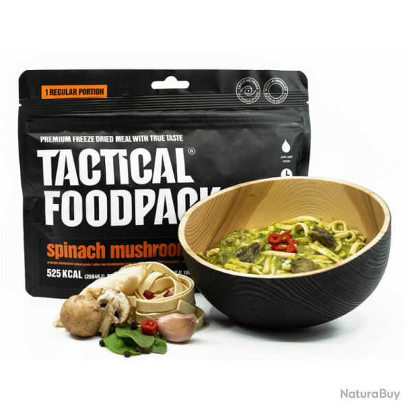 Ration de survie Tactical Foodpack P�tes aux �pinards