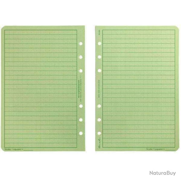 Recharge de 100 feuilles Rite In The Rain 12 � 18 cm perfor�es - Beige