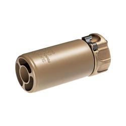 R&eacute;gulateur de souffle Surefire Blast Warden multicalibre - Sable / Sur cache-flamme Surefire