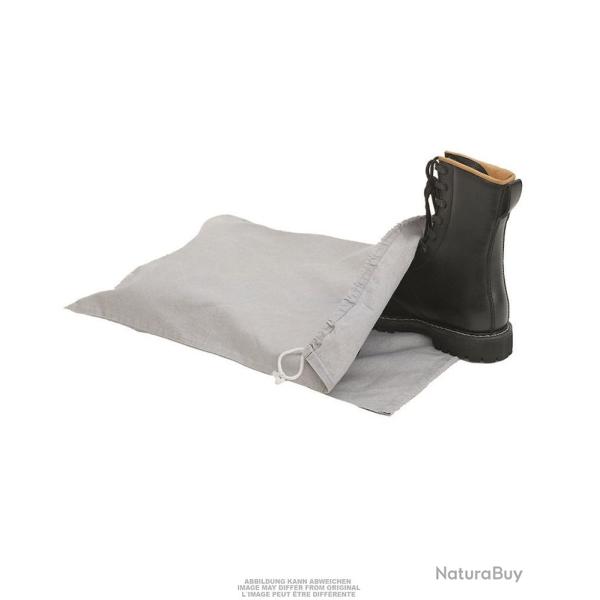 Sac � bottes de la Bundeswehr en coton, dotation d'occasion - Gris