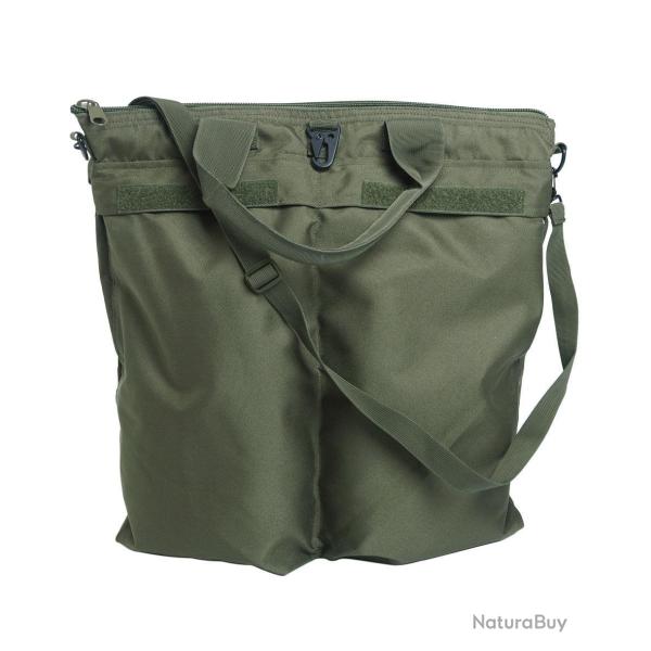 Sac � casque de pilote Mil-Tec en polyester 600D 52 x 42 cm - Vert olive