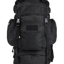 Sac &agrave; dos 72h Mil-Tec Commando 55 L en polyester 600D - Noir