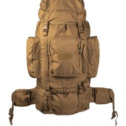 Sac &agrave; dos 72h Mil-Tec Recom 88 L en polyester 600D - Coyote