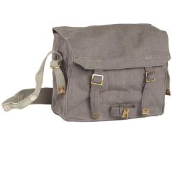 Sac &agrave; dos britannique mod&egrave;le M37 petit format avec br&ecirc;lage, surplus d'occasion - Gris