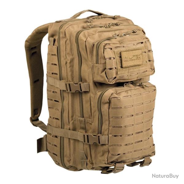 Sac � dos d'assaut Mil-Tec US Large 36 litres polyester PVC - Coyote / 36L