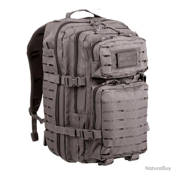 Sac � dos d'assaut Mil-Tec US Large 36 litres polyester PVC - Gris / 36L