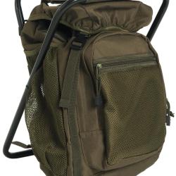 Sac &agrave; dos d'observation Mil-Tec 20 L en polyester avec si&egrave;ge - Vert olive
