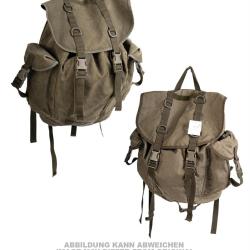 Sac &agrave; dos de montagne de la Bundeswehr d'occasion - Vert olive