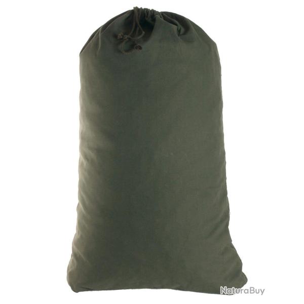 Sac � linge de la Bundeswehr en coton 75 x 48 cm d'occasion, lot de 20 - Vert olive