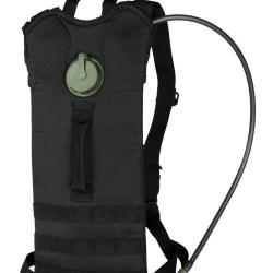 Sac d'hydratation Mil-Tec Basic 3 L en polyester 600D - Noir