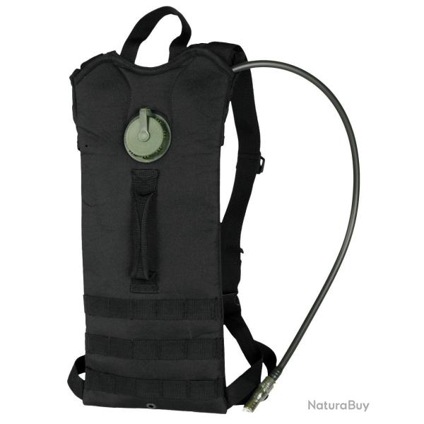Sac d'hydratation Mil-Tec Basic 3 L en polyester 600D - Noir