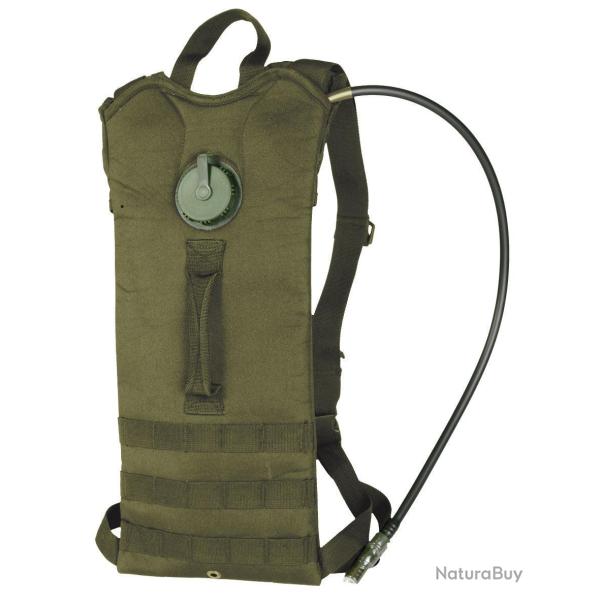 Sac d'hydratation Mil-Tec Basic 3 L en polyester 600D - Vert olive