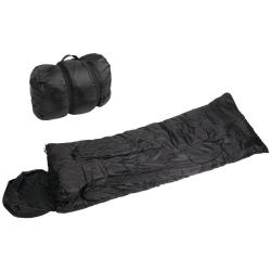 Sac de couchage Mil-Tec Pilot 185 x 75 cm doublure coton - Noir
