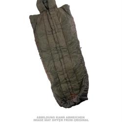 Sac de couchage sarcophage de l'arm&eacute;e grecque en nylon garni - Vert olive