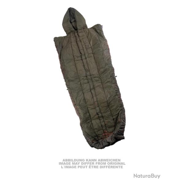 Sac de couchage sarcophage de l'arm�e grecque en nylon garni - Vert olive