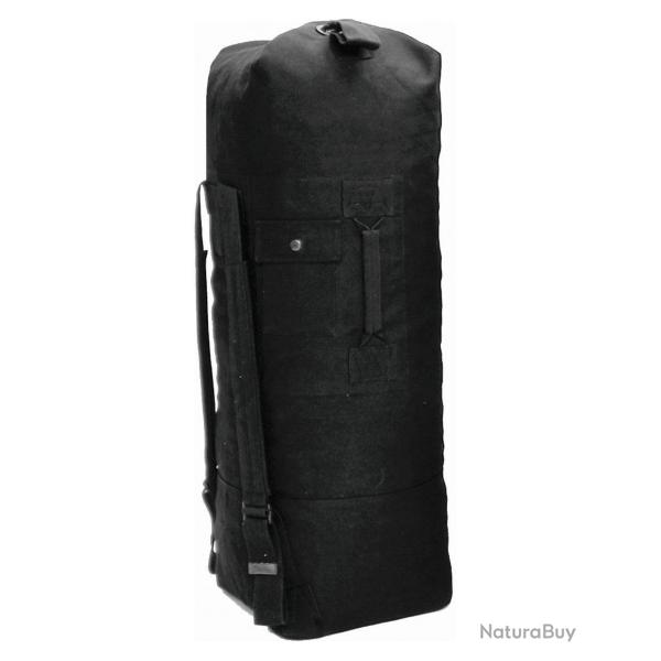 Sac marin type US Mil-Tec en coton 75 litres 100 � 50 cm - Noir