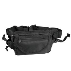 Sacoche de ceinture Mil-Tec en polyester 23 x 15 x 8 cm - Noir