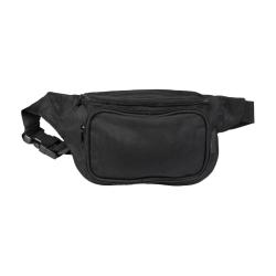 Sacoche de ceinture Mil-Tec en polyester enduit PVC &agrave; trois poches - Noir