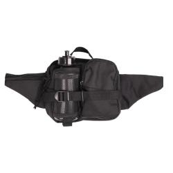 Sacoche de ceinture Mil-Tec en polyester enduit PVC avec bouteille - Noir
