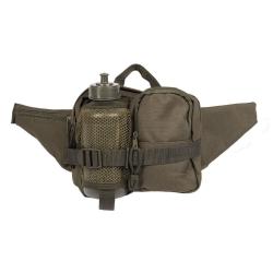 Sacoche de ceinture Mil-Tec en polyester enduit PVC avec bouteille - Vert olive