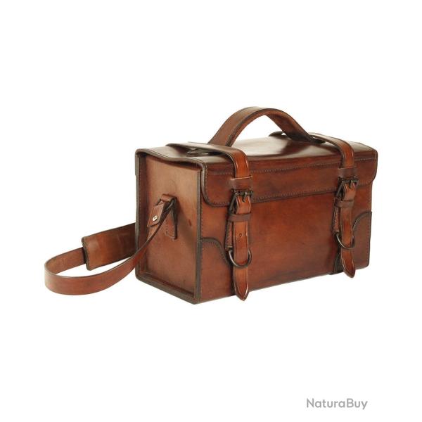 Sacoche Mil-Tec en cuir de buffle 32 x 18 x 19,5 cm - Marron