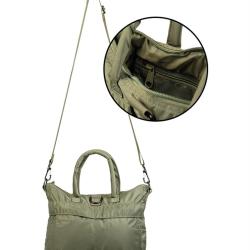 Sacoche type sac &agrave; casque d'aviateur Mil-Tec en nylon - Vert olive