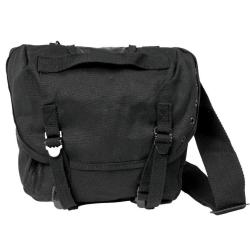 Sacoche type US M67 Mil-Tec en coton 33 x 23 x 11 cm - Noir