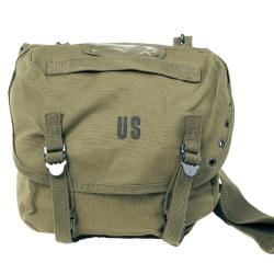 Sacoche type US M67 Mil-Tec en coton 33 x 23 x 11 cm - Vert olive