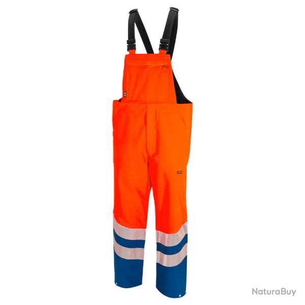 Salopette de pluie Haix TUEBOR EBX GORE-TEX haute visibilit� - Orange haute visibilit� / Bleu roi / 