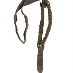 Sangle d'arme 1 point Mil-Tec Tactical Bungee polyester enduit - Vert olive
