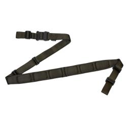 Sangle d'arme 2 points MS1 rembourr&eacute;e Magpul r&eacute;glage rapide - Vert Ranger