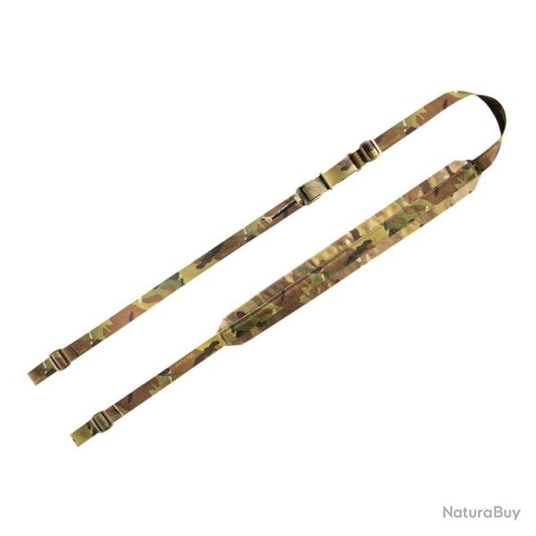 Sangle de fusil Frog Pro Aeris SAW en nylon 1 pouce section - Multicam