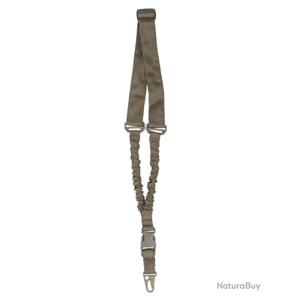 Sangle pour arme 1 point Mil-Tec Basic Bungee polyester - Vert olive