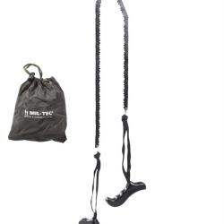 Scie &agrave; cha&icirc;ne Mil-Tec 73 cm en acier 200 g avec poign&eacute;es - Autre