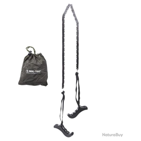 Scie � cha�ne Mil-Tec 73 cm en acier 200 g avec poign�es - Autre