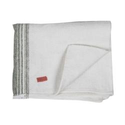 Serviette de l'arm&eacute;e est-allemande en coton d'occasion - Blanc