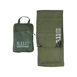 Serviette de toilette 5.11 Tactical en microfibre pour hygi&egrave;ne - Ranger Green
