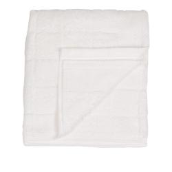 Serviette &eacute;ponge de l'arm&eacute;e italienne de 55 x 95 cm, stock - Blanc