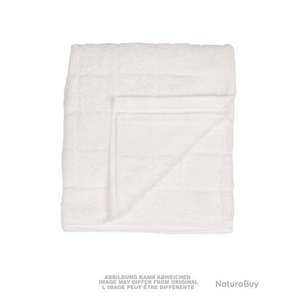 Serviette �ponge de l'arm�e italienne de 55 x 95 cm, stock - Blanc