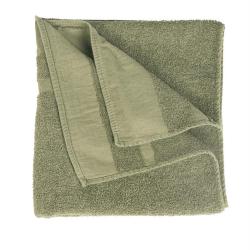 Serviette &eacute;ponge de la Bundeswehr d'occasion - Vert olive