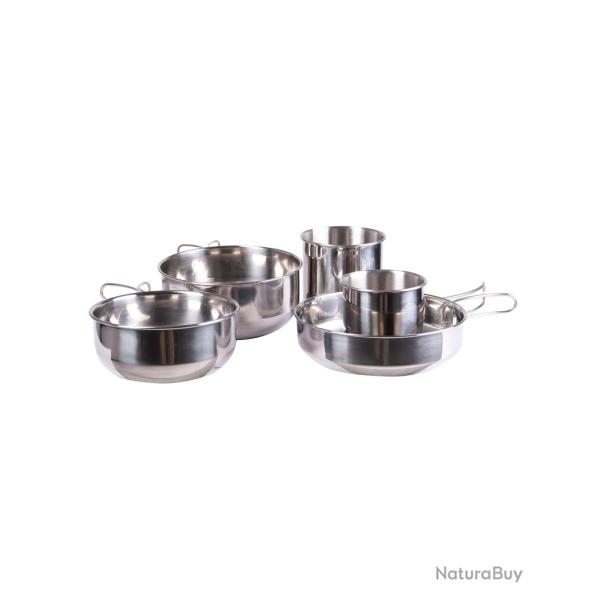Set de cuisson Mil-Tec en acier inoxydable 5 pi�ces 495 g - Autre