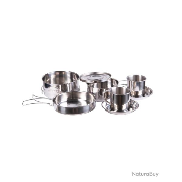 Set de cuisson Mil-Tec en acier inoxydable 8 pi�ces 488 g - Autre