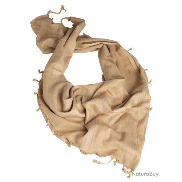 Shemagh Mil-Tec en coton 110 x 110 cm �charpe couvre-chef - Coyote
