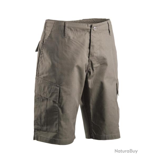 Short de combat type US Mil-Tec en ripstop polycoton avec fond - Vert olive / S
