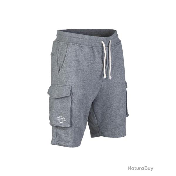 Short de jogging Mil-Tec US Coton - Gris / L