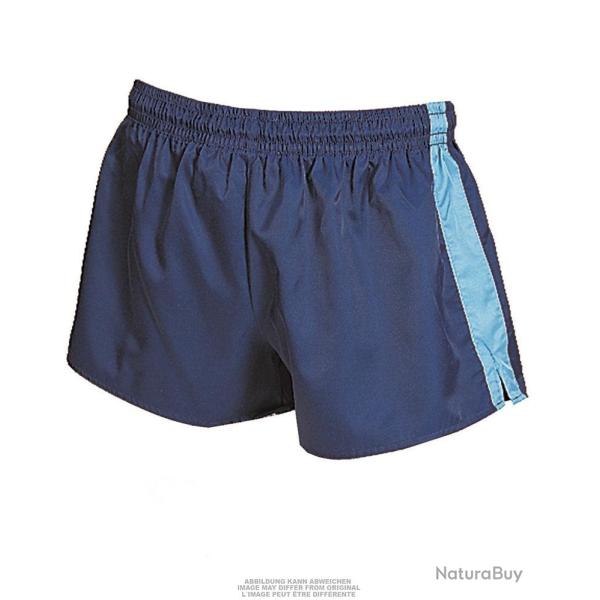 Short de sport Bundeswehr en coton d'occasion - Bleu