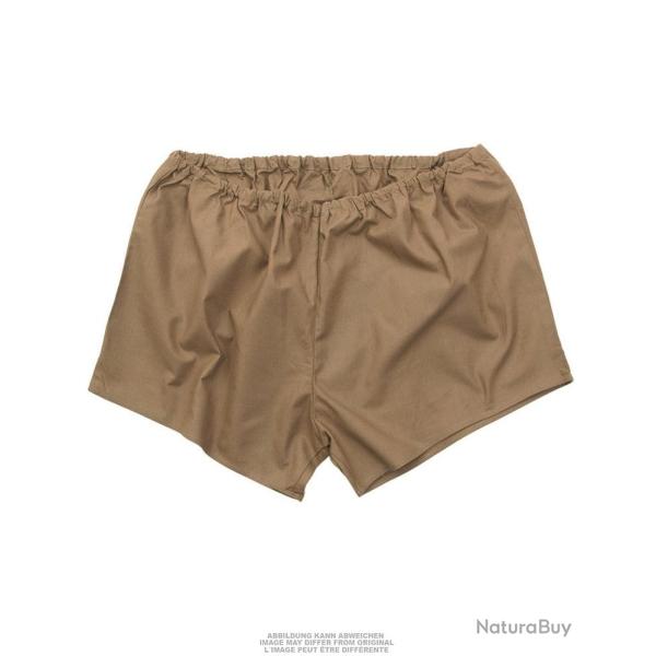 Short de sport de l'arm�e tch�que, stock ancien de dotation - Marron