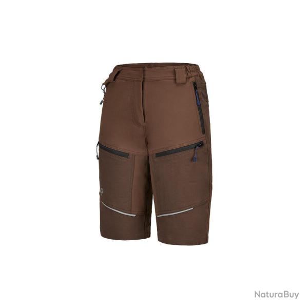 Short de travail femme Haix Flextreme nylon �lasthanne - Marron / Bois / 42